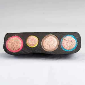 Flexible Flat Reeling Cable Copper Conductor PVC PUR Jacket Industrial Control Cable
