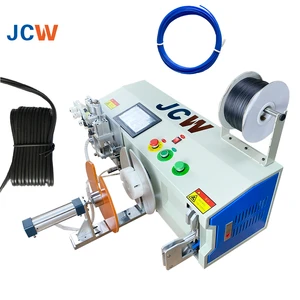 JCW-WB05 China Factory Smart Electric Wire Rewinding Device on Table Automatic Cable Measuring Cutting Winding and Tying Machine
