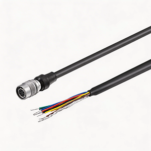 Hirose 12 Pin Trigger Cable HR10A Industrial Camera IO Cable for Machine Vision System