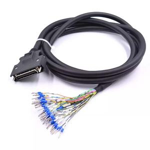 Double Shielded SCSI 50 Pin Servo Cable PVC High Frequency EMI Shielding /RoHS Compliant Industrial Automation Yaskawa Control
