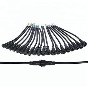 Outdoor Electrical DC Waterproof Cable 4 Pin IP67 4 Core Stripped Waterproof Cord