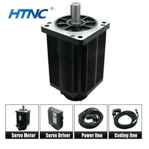 Brazil Stock EC F5CC230S 2.3KW 15Nm AC Servo Motor Kit 220V 1500RPM XP200 Drive 5M Cable Set for CNC Router Sewing Machine