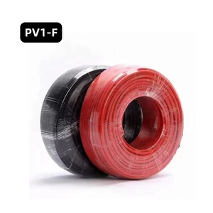 PV Solar Panel Cable DC Wire 2.5mm 4mm 6mm 10mm HIZ2Z2-K XLPO DC Solar Cable Roll IP68 600/1000V