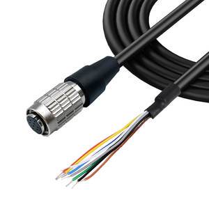 HR25-7TP-8S Hirose 8-Pin Solid Push-Pull Female High-Flex Copper Conductor PVC Insulation I/O Power Trigger Cable Industrial