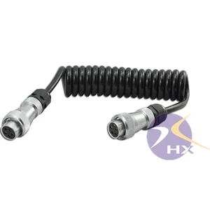 Factory Price 12V 7-Core Power Trailer Cable PVC PE Stranded Coiled Wire for Electrical Spiral Cable Spring Wire Applications