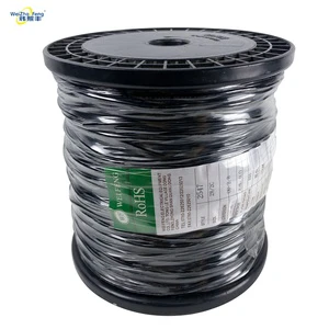 UL2547 26AWG Stranded Core PVC Insulated Electrical Wire Spiral Shield Pure Copper Conductor Cable Internal Wiring WeiZhaoFeng