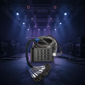 16 Channel XLR Snake Cable Stage Audio Snake Cable with XLR Connectors for Live Performance