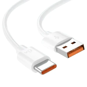 2026 6A 66W Max Power Zinc-Alloy Reinforced Fast Charging USB Type-C Cable Braid for Cameras Barcode Scanners Earphones