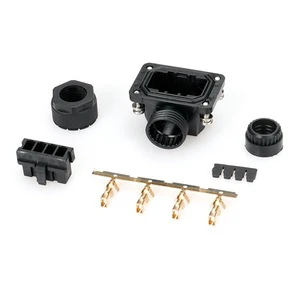 JN4 4Pin IP67 Waterproof Servo Encoder Connector 3A 36V Gold Plated Contact for Mitsubishi Servo Motor Signal Wiring