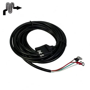 Goupchn 4-Way Trailer Wiring Harness 18AWG 20ft 4-Pin Trailer Connector to 4 Flat Trailer Wire Extension Cable