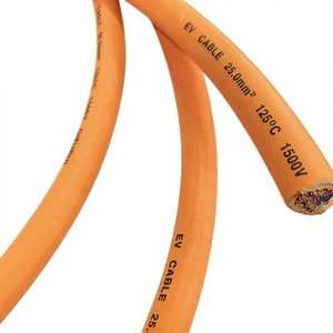 High Flexible Pure Copper 10/16/25/35/50/70mm2 Single Core High Voltage EV Battery Cable