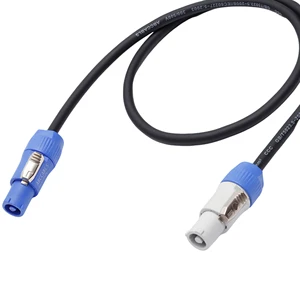 Powercon Power Cable 3x1.5mm2 High Current OFC Conductor PVC Insulated for Stage Lighting LED Screen Displays Audio Equipment
