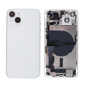 Factory Supplier Complete Housing Assembly for iPhone 13 Rear Battery Back Glass Cover with Flex Cable Bar Design