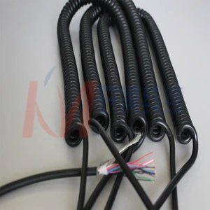 21 Core 26 Wag Shielded Spiral Cable CNC Machine Tool Handheld Pulse Handle Spring Cable Kai Mei Cable RVUT-004
