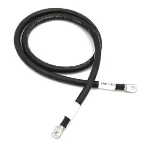 M6 Ring Terminal Power Cable Copper Conductor Low Voltage DC Inverter Battery Cable for Various Battery Manufacturing Rubber