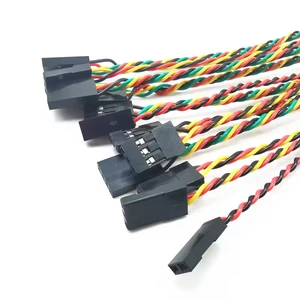 lower price Custom 24AWG Twisted Cable with Dupont Connector Wire Harness Assembly