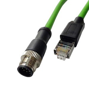 Custom Eight Core Type a Male Connector Power Industrial-Grade IP67 Waterproof Ethernet Cable Used in Industrial Automation