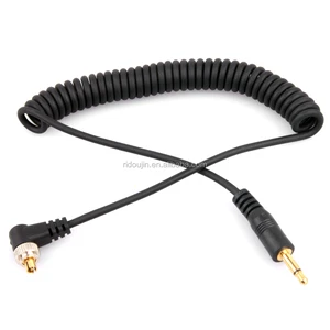 Photography Equipment Flexible Camera Sync Flash Cord Cable PC-3.5MM PC to 1/8
