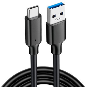USB Type C 3A Fast Charging Cable with Pure Copper Conductor PVC Jacket 60W 10Gbps for Mobile Phones Cameras Computer & Car