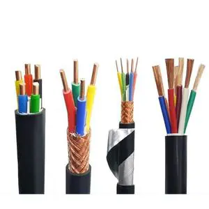PVC Insulated Shielded Control Cable KVVP 450/750V | Overall Copper Braid Screen | for Industrial Automation & PLC Systems