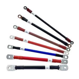 Heavy-Duty Solar Panel Battery Cable Assemblies Tinned Copper Conductors PBT for Computer Motorcycle Renewable Energy Backup