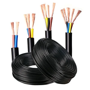 Power Cable 2/3/4Cord 1.5MM/2.5MM/4MM/6MM/8MM/10MM 99.99% Pure Copper New PVC Jacket 100M/REEL 305M/REEL 500M/REEL