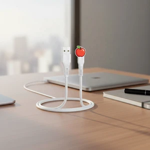 Quality Assurance Eco-Friendly Design Long-Lasting 3A Fast Charging MFi-Certified PVC USB Cable for Camera Use