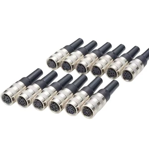 M16 Aviation Connector C091 Servo Circular Connector 4-19 Pin Plug Copper Conductor PVC Electrical Equipment