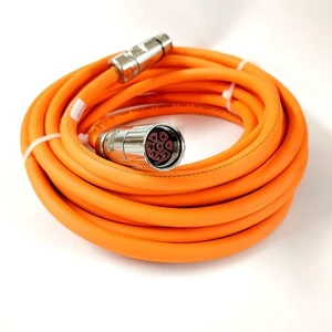 Industrial Automation M23 Power Adapter Cable 6/8 Pin Double End Connector High Flexible CNC Robot Cable