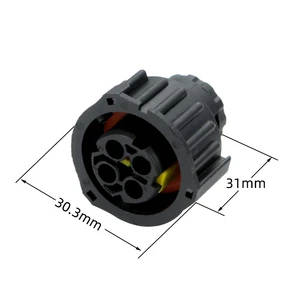 13606031X Automotive Valve Servo Motor Nylon Plug Connector 8-Pin Male/Female Adapter for Easy Wiring Industrial 300V