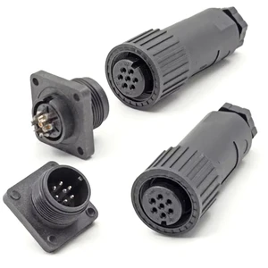 Customized Diwei Aviation Servo Hydraulic Valve Connector IP67 5pin Push-Pull Self-Latching Solder Termination Copper Alloy for