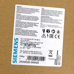 SIEMENS 3RX9020-0AA00 AS-i Interface Cable with 24V Power Supply - IP67 Protection 3RX90200AA00 Siemens Cable