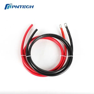TUV Certification Battery Cable with Terminal Lug Connector 1m 6mm2 High Quality Customarize for Solar Inverter