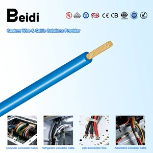 BEIDI FEP Insulated Auto Electrical Wires UL1333 Cable 600V Stranded Tinned Copper Wire 30-12AWG Diameter 150 Temperature