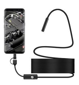W400B High Resolution 720P CMOS Sensor 8mm 1M Hard Cable H.265 Cloud/NVR 1 Year Warranty 8LED USB Endoscope Light Source Mini