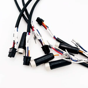 Custom Waterproof Circular Connector Wire Harness Cable Assembly OEM ODM for Industrial Equipment Automation