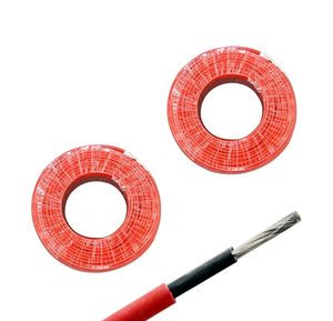 Solar PV Cable PV1-F-1*2.5 Mm²; Tinned Copper Wire with Safety Insulation; for Domestic Rooftop Solar Power Generation