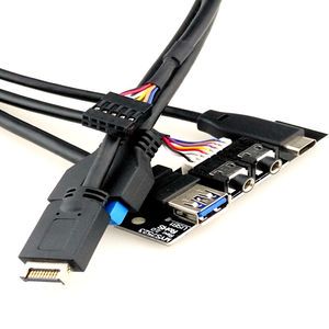 Factory Outlet PC Motherboard Cable With USB 3.0 TYPE-C HD Audio Ports I/O Board Internal Wire For Computers