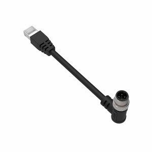 M12 a D Coded 4 Pin RJ45 Profinet Ethernet Cable Assembly High Flexibility Double Shielded Wire Harness for Industrial Camera