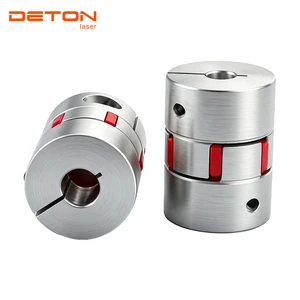 Laser Cutting Machine Plum Blossom Connector, Aluminum Alloy Flexible 4055 Series Servo Stepper Motor Ball Screw Drive Coupling