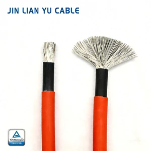PV Photovoltaic Cable Tinned Copper ROHS Compliant Eco-Friendly Lightweight Durable XLPO 1 KV/0.6 KV Solar Energy Construction