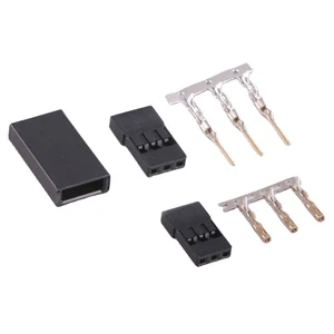 Mayatech 10 Sets DIY 3 Pin Servo Plug Set Female Male Connector Gold Plated JR Type RC Airplane Multirotor Quadcopter Composite
