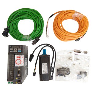 New Steel 400W AC Servo Motor Drive with 12m Cable for DELTA System