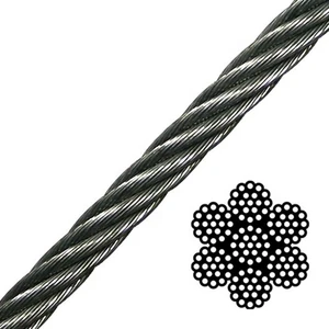 Hot Dipped Galvanized High Carbon Steel Wire Rods Spiral Ribbed Tension PC Wire AISI Standard Cold Heading Steel Cable LEEMETAL