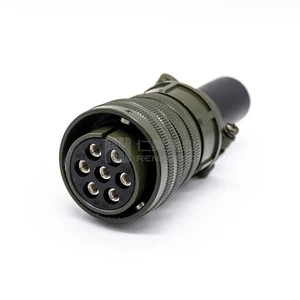 7pin CA3106A24-10S Straight Plug Female Bayonet Servo Motor MS5015 Connector