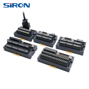 SiRON T231/T232/T233/T235/T234&T064 X220 Plug-In MDR Servo Switching Terminal Block DC24V 1A CE&RoHS Certified Black 14-50 Bit