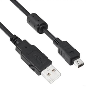 E06C 12pin USB Data Cord Charging Cable Wire for Olympus E330 E-410 E-510 E520 SZ-10 SZ-30 SZ-20 CB-USB5 U410 Digital Cameras