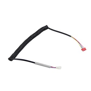 Customized High Elasticity 2 3 4 5 6 Cores Power Spring Telescopic Cable Copper Coiled Spiral Cable with Customized Cores