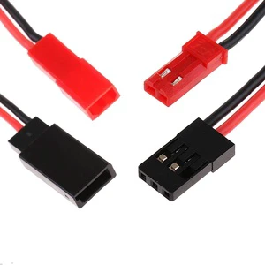 High Quality Servo Adapter Wire JST Plug JR Connector Male Female Cable for RC Plane Helicopter PVC Copper Customized Length