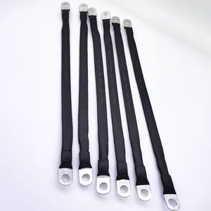 Professional Custom Battery Cable square mm Battery Wire Harness Woven Metal